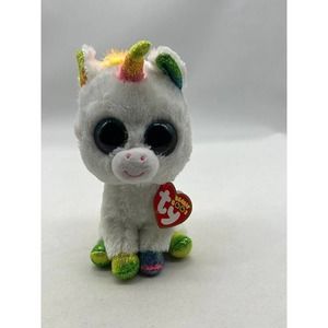 NWT Pixy Unicorn Ty‎ Beanie Boos NEW w/ TAGS
